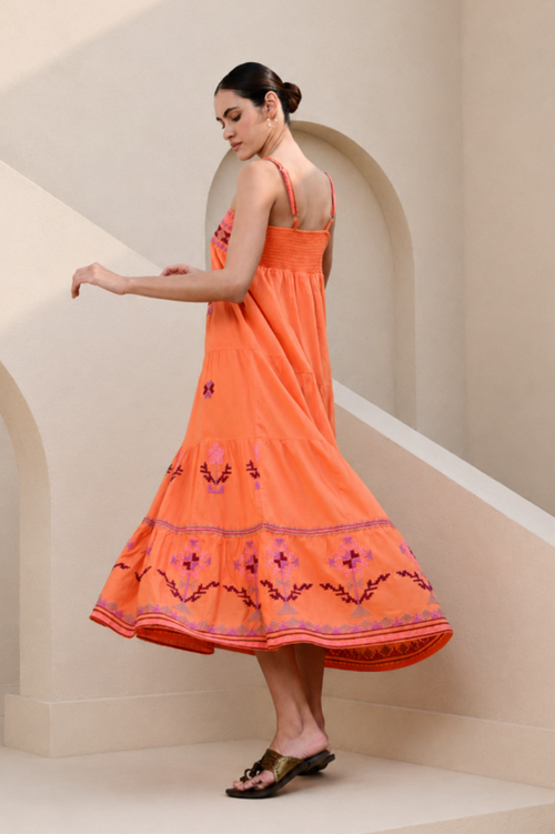 Azure and Indigo Clementine Maxi - Mango