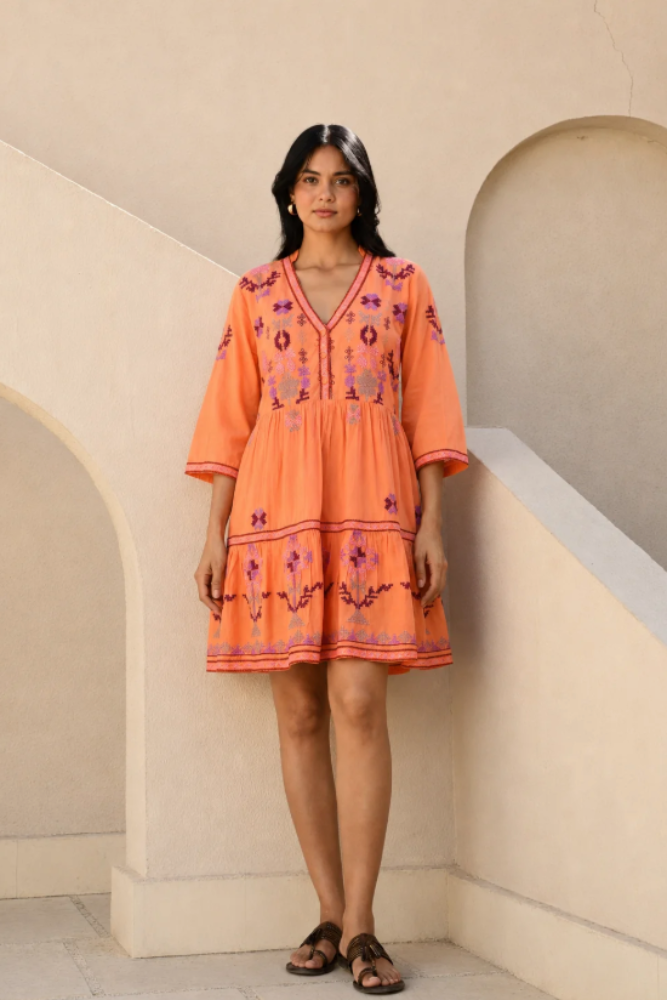 Azure and Indigo Clementine Swing Dress - Mango