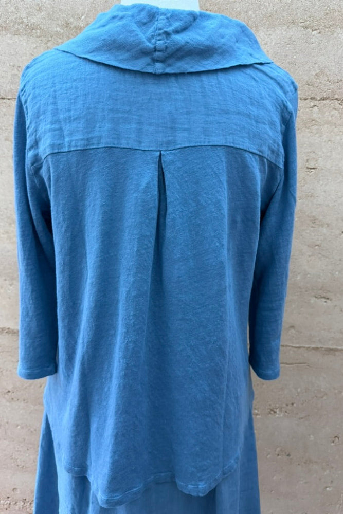 BlueBerry Mix Media Cowl - Sky