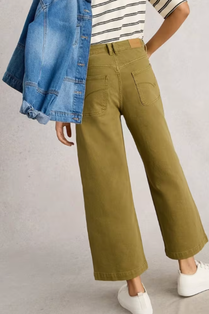White Stuff Tia Wide Leg Crop Jean - Khaki Green2.png