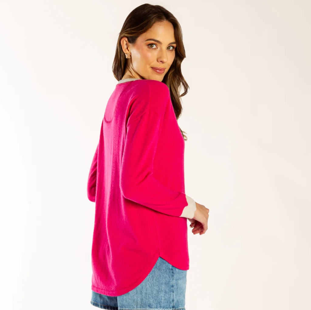 Bow & Arrow Hot Pink Swing with Oatmeal Contrast2.png