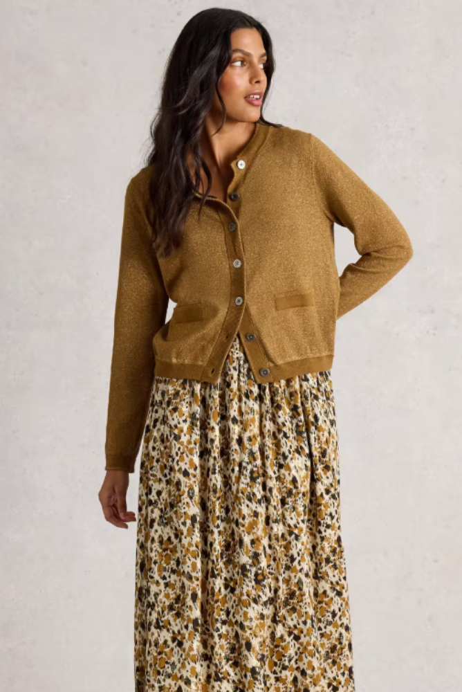 Whited Stuff Charlotte Sparkle Cardi - Dark Chartreuse.png