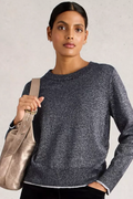 White Stuff Katie Sparkle Jumper - Dark Navy1.png