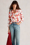 White Stuff Sophie Organic Cotton Shirt - Ivory Print.png