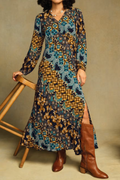 White Stuff Hope Bias Cut Dress - Navy Multi.png