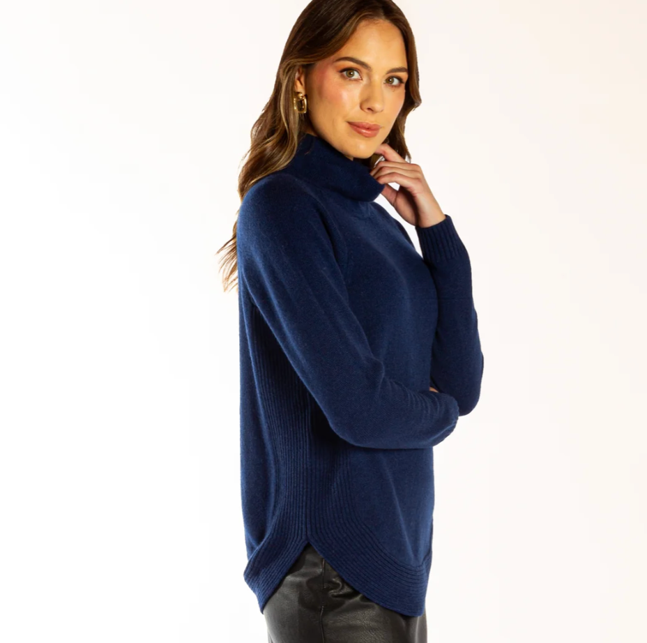 Bow & Arrow Ink Blue Funnel Neck1.png