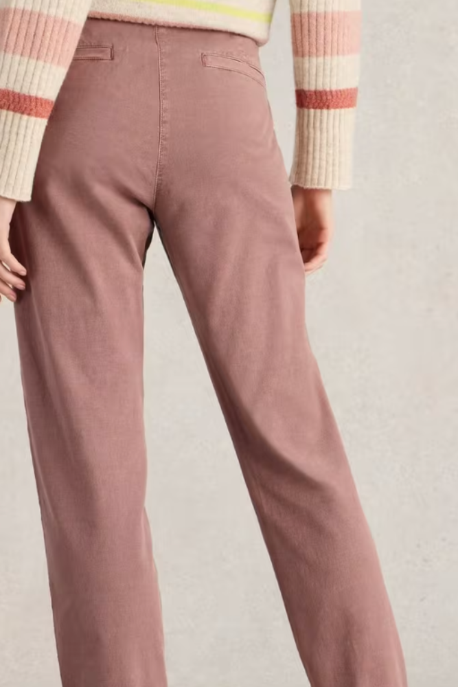 White Stuff Twister Chino Trouser - Dusty Pink.png