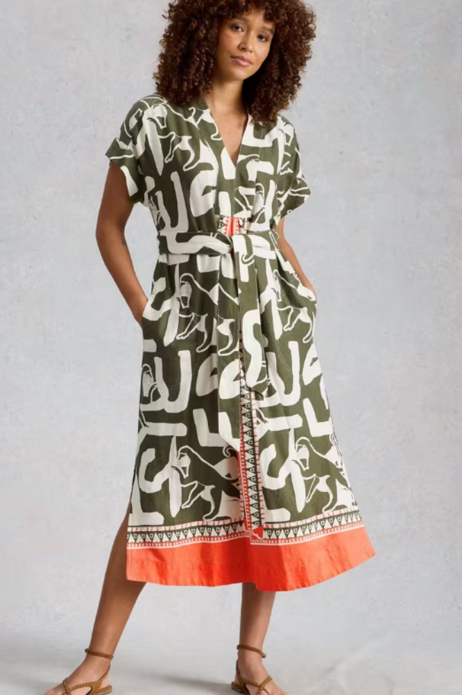 White Stuff Marianne Linen Dress Natural Print.png