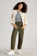 White Stuff Aubrey Barrel Trouser - Khaki Green.png