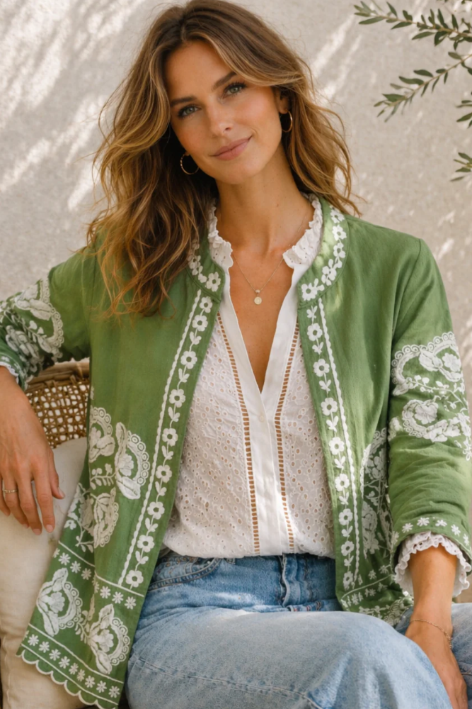 Azure and Indigo - Olivine Jacket - Olive.png
