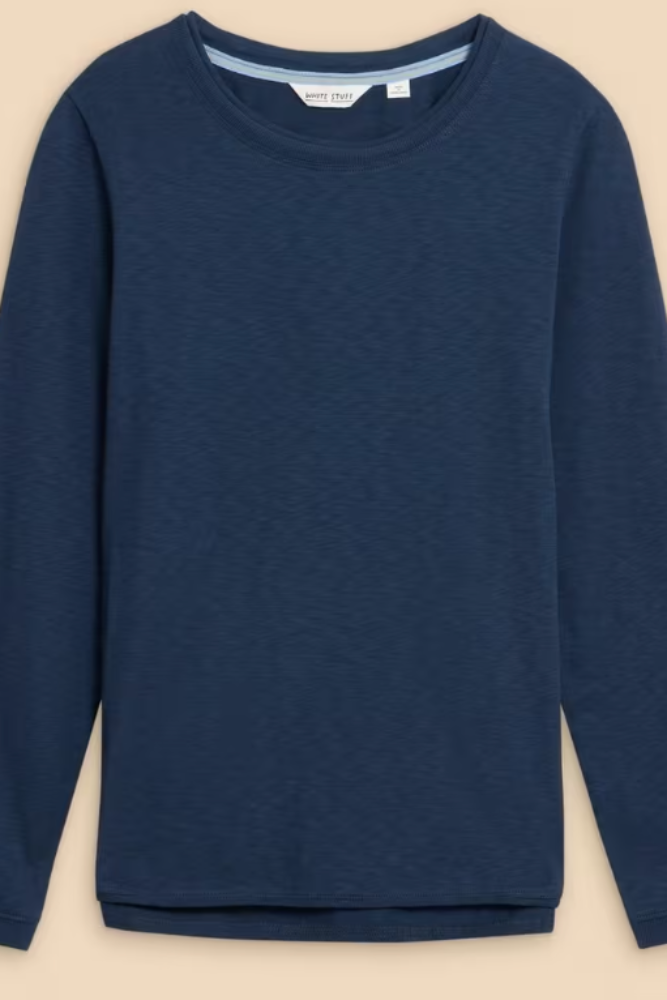 White Stuff Clara LS Tee - Dark Navy2.png