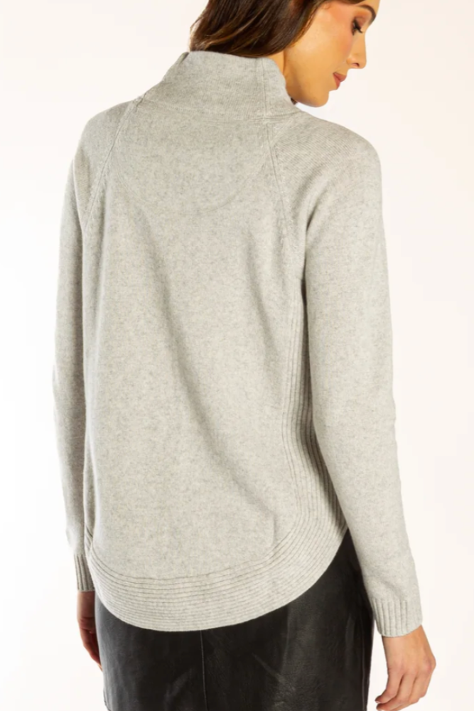 Bow & Arrow Grey Funnel Neck2.png