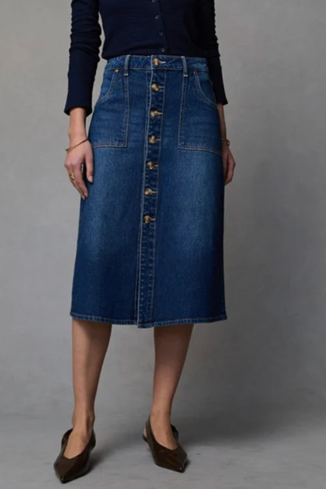 Dricoper Sage Denim Skirt - Pacific Blue.png