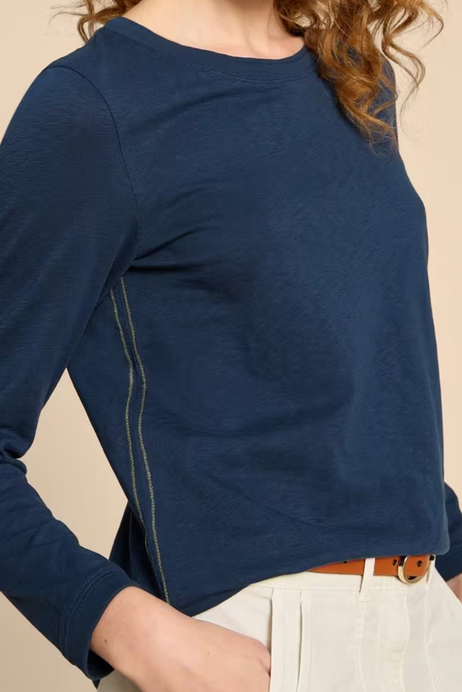 White Stuff Clara LS Tee - Dark Navy3.png